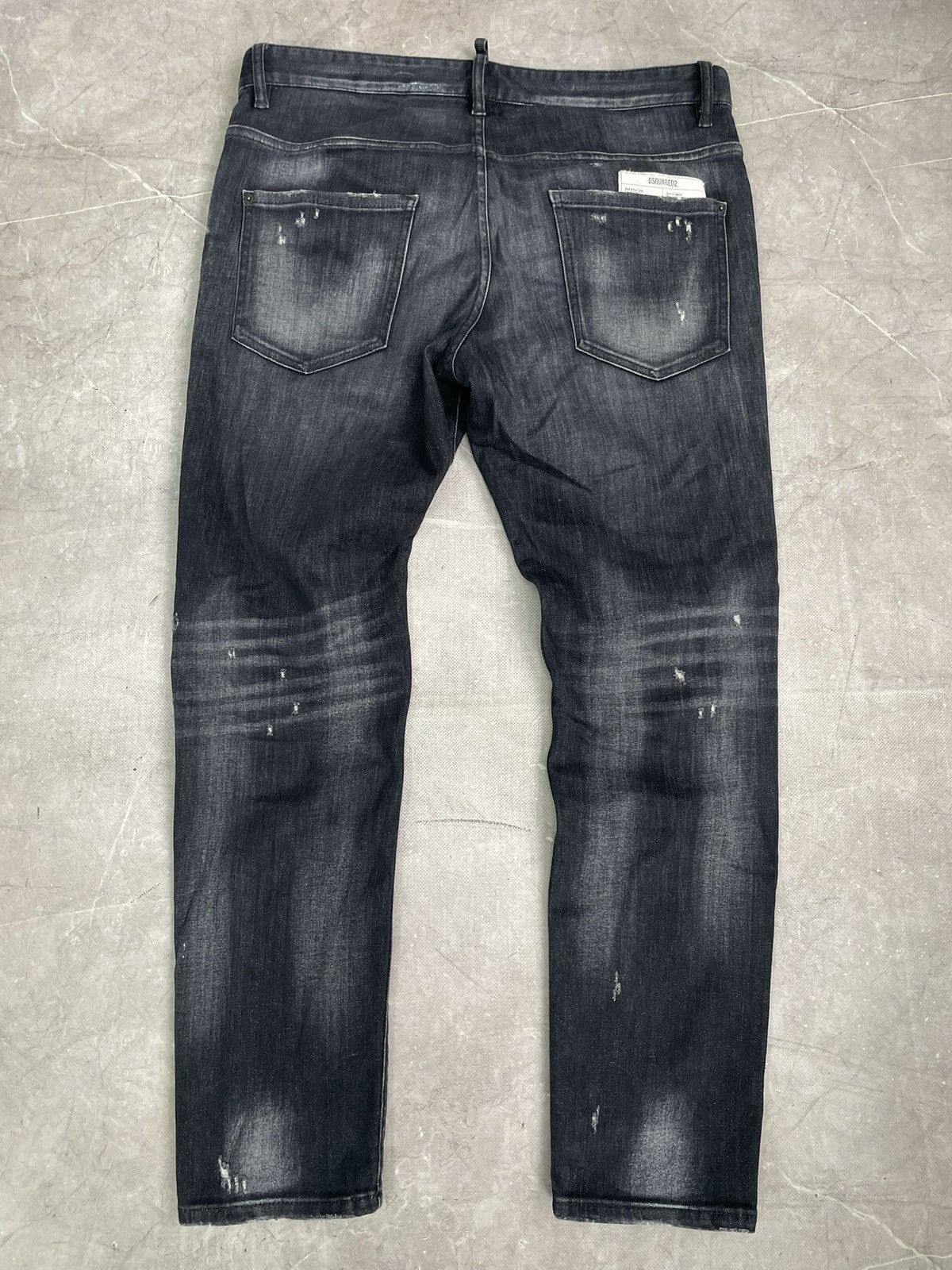 Dsquared2 Dsquared2 Stretch Jeans Distressed Black Pants Size US 34 / EU 50 - 7 Thumbnail