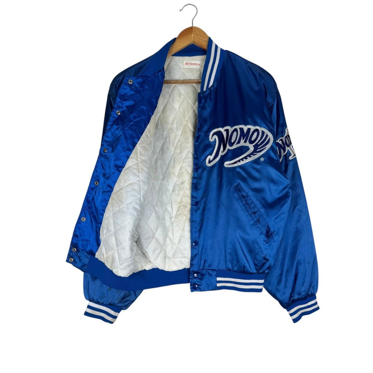 Vintage 🌟90s HIDEO NOMO BASEBALL TOYOTA VARSITY JACKET Size US S / EU 44-46 / 1 - 6 Thumbnail