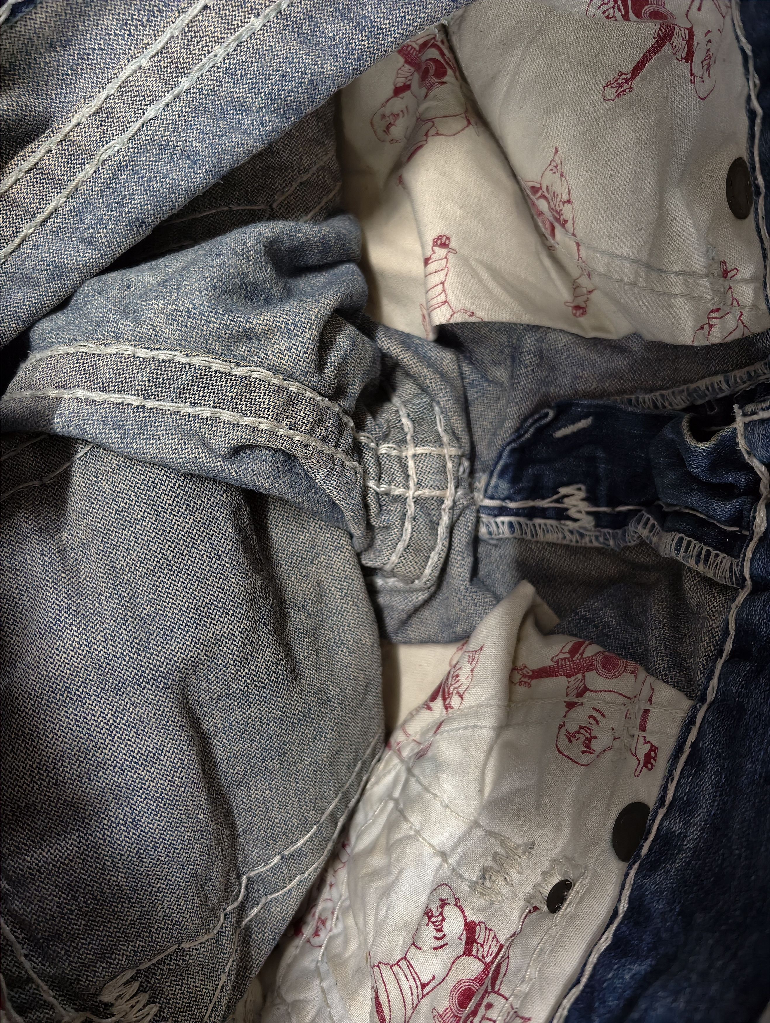 True Religion VINTAGE 2007 True Religion Jeans Size 34 BILLY SUPER T Blue Size US 34 / EU 50 - 6 Thumbnail
