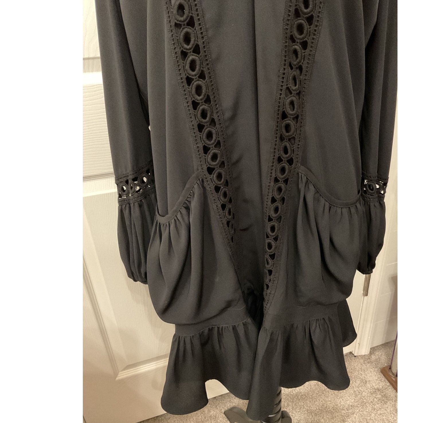 VaVa Vava USA by Joy Han Esme Ruffled Hem Cold Shoulder Dress, M Size M / US 6-8 / IT 42-44 - 3 Thumbnail