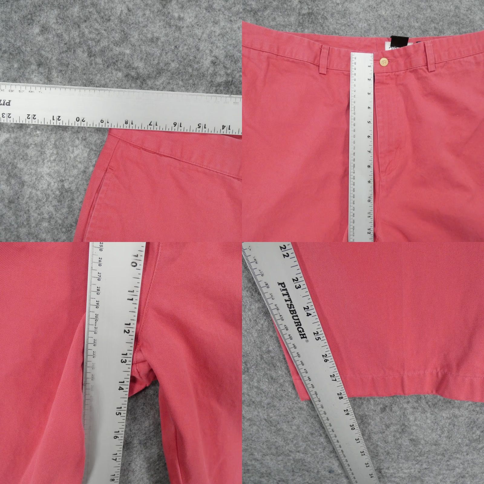 Vineyard Vines Pants Mens 38x28 Chino Flat Front Pink Preppy Casual