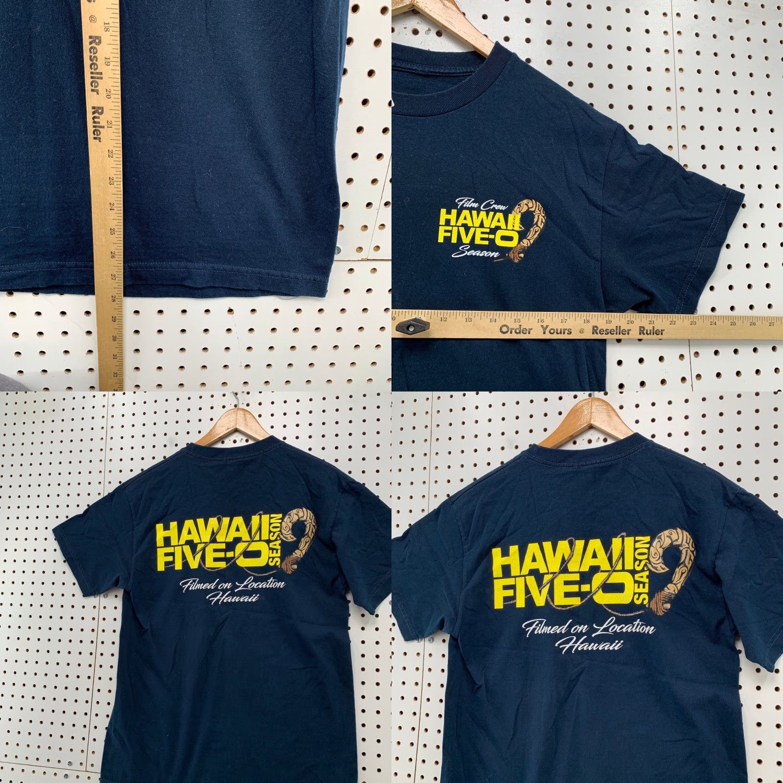 Gildan Hawaii Five O Film Crew Shirt Mens Medium Blue TV Show Promo Season 9 Size US M / EU 48-50 / 2 - 8 Thumbnail