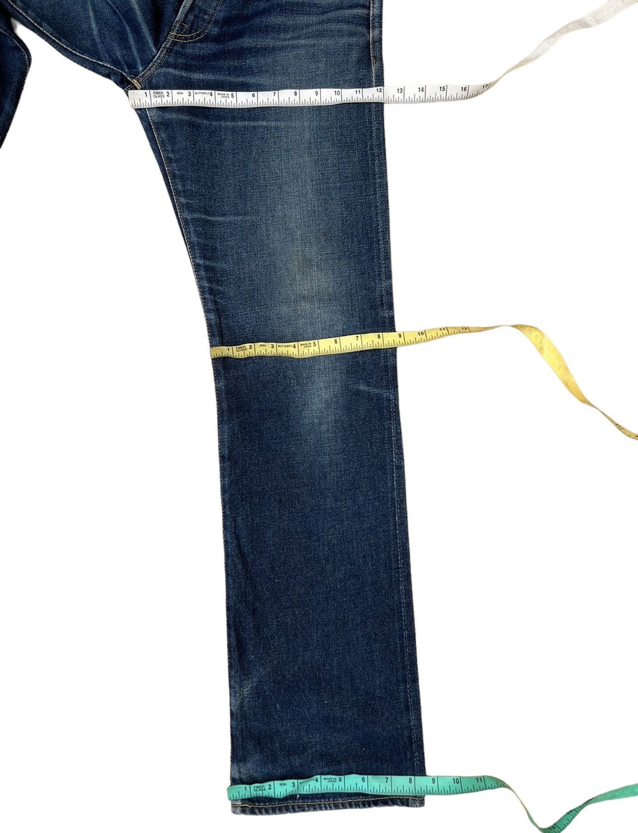 Vintage Vintage AKATSUKI Japan Faded Blue Denim Selvedge Jeans Size US 30 / EU 46 - 4 Thumbnail