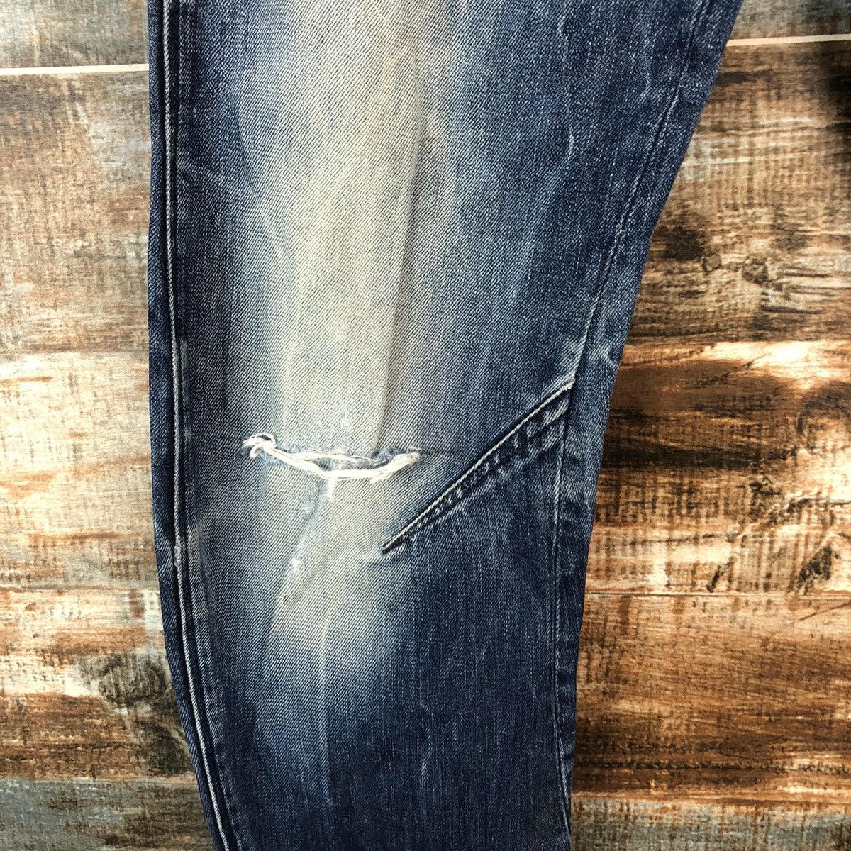 G-Star G Star Blue faded ripped Distressed Denim Pants #A2077 Size US 28 / EU 44 - 9 Thumbnail