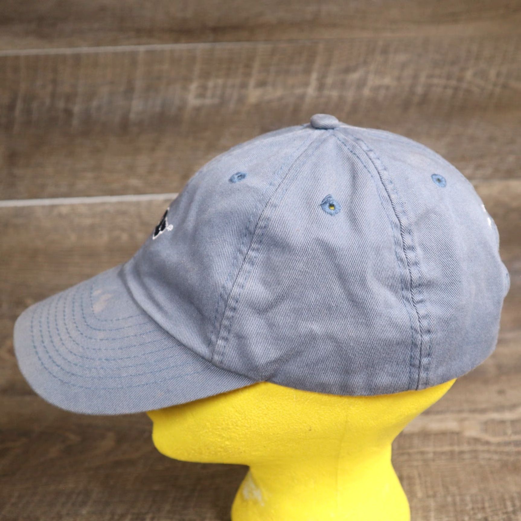 Vineyard Vines Vineyard Vines Hat Whale Baseball Cap Faded Worn In Blue Strapback Adjustable Size ONE SIZE - 4 Thumbnail
