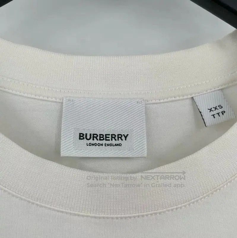 Burberry Burberry White Cotton Short Sleeve T-Shirt. Size XXS / US 00 / IT 34 - 4 Thumbnail