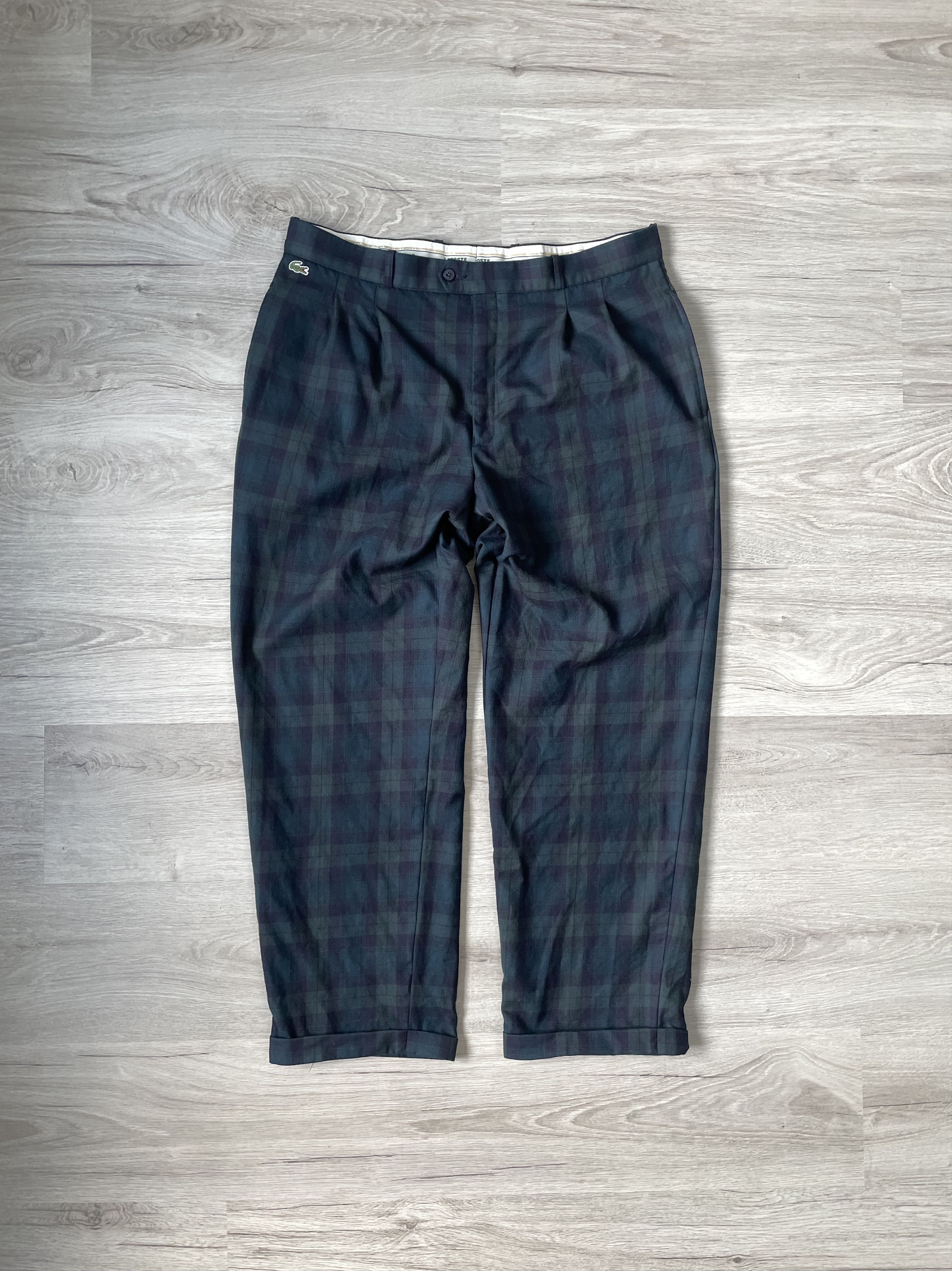 Lacoste × Vintage MENS CASUAL RARE CLASSIC PANTS LACOSTE Size US 36 / EU 52 - 2 Thumbnail