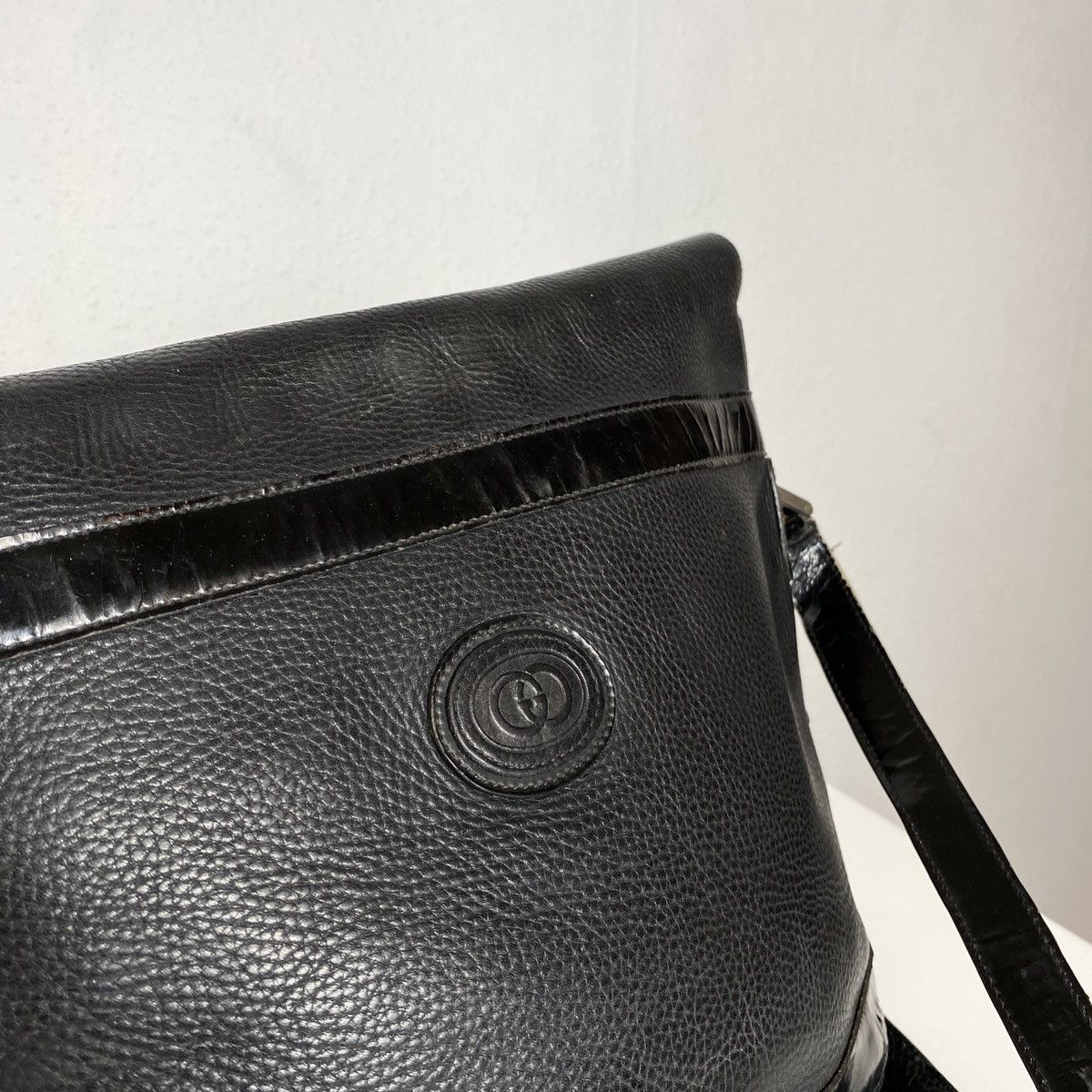 Gucci Vintage bag Gucci Leather Black Size ONE SIZE - 13 Thumbnail