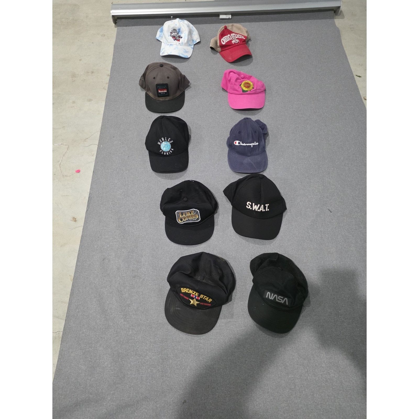 Other 10 Vintage Trucker Hat Lot Snapback 80s 90s Y2K USA Size ONE SIZE - 1 Thumbnail