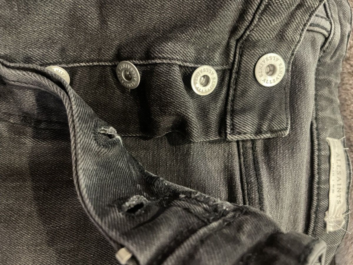 Allsaints Mens slim button jeans Size US 30 / EU 46 - 3 Thumbnail