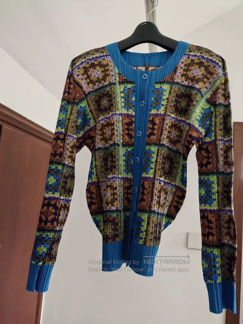 Issey Miyake Issey Miyake Blue Coat Size L / US 10 / IT 46 - 1 Thumbnail
