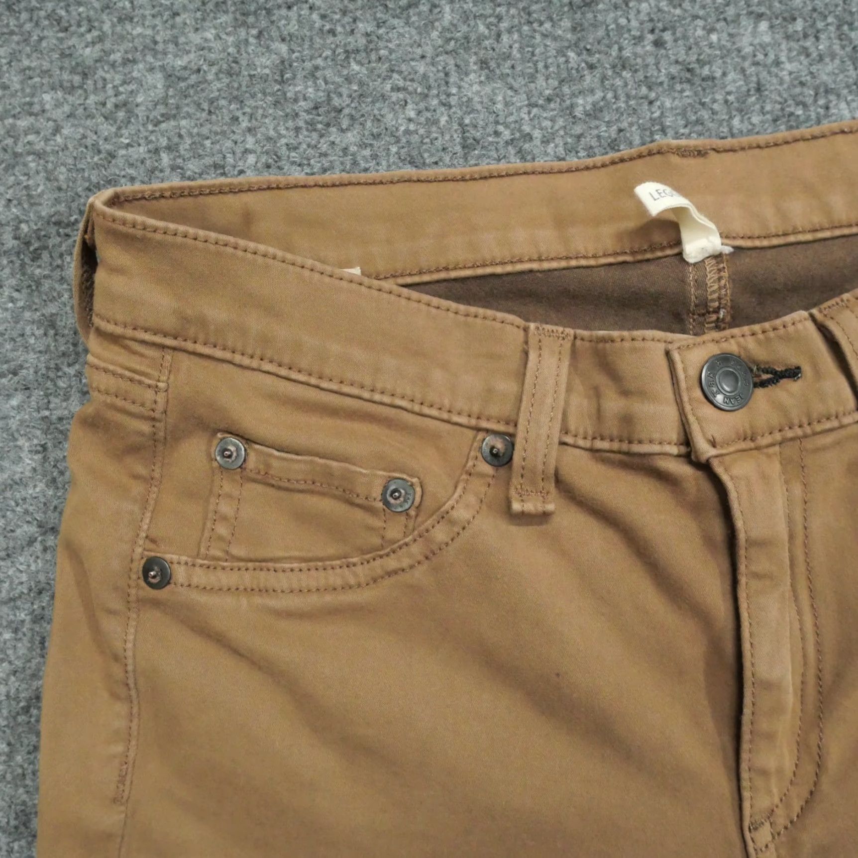 Rag & Bone Rag & Bone Pants Womens 27 Brown Leggings Slim Cropped 30in Inseam Womens Size 27" / US 4 / IT 40 - 3 Thumbnail