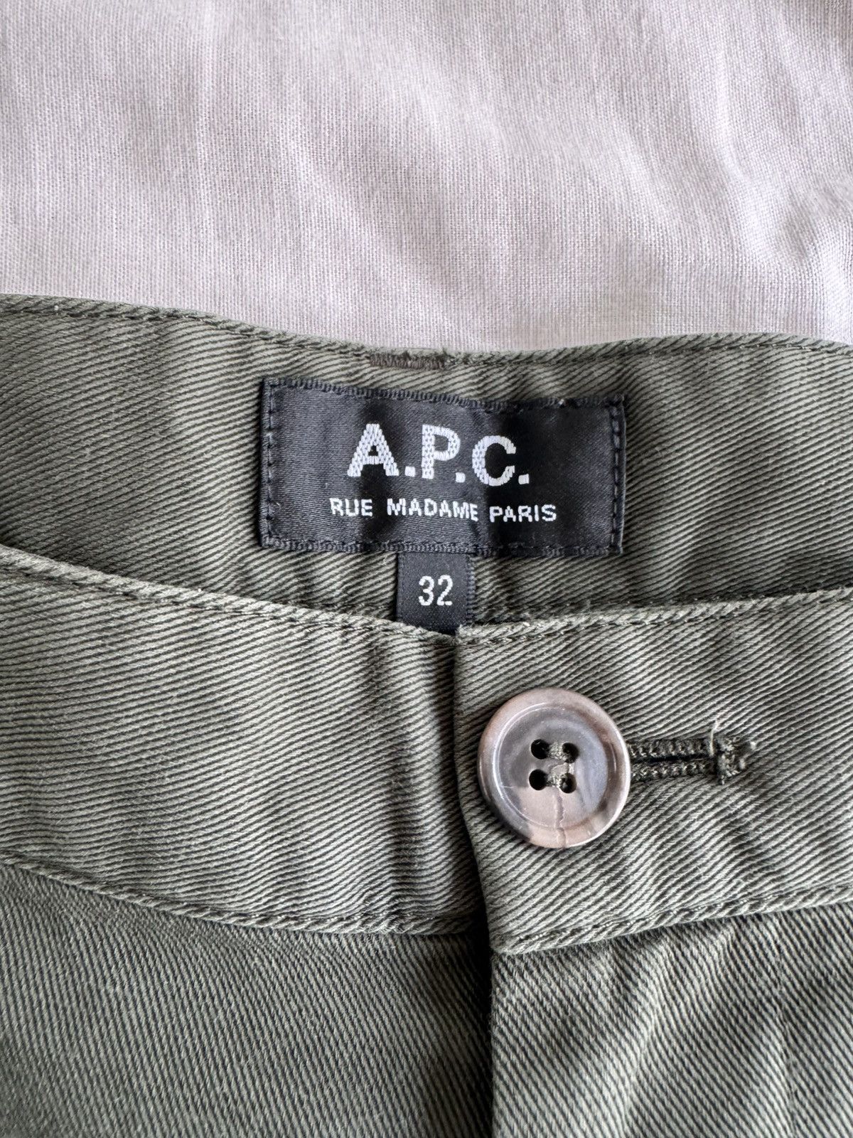 A.P.C. A.P.C Men’s Pants (32) (Green) Size US 32 / EU 48 - 2 Thumbnail