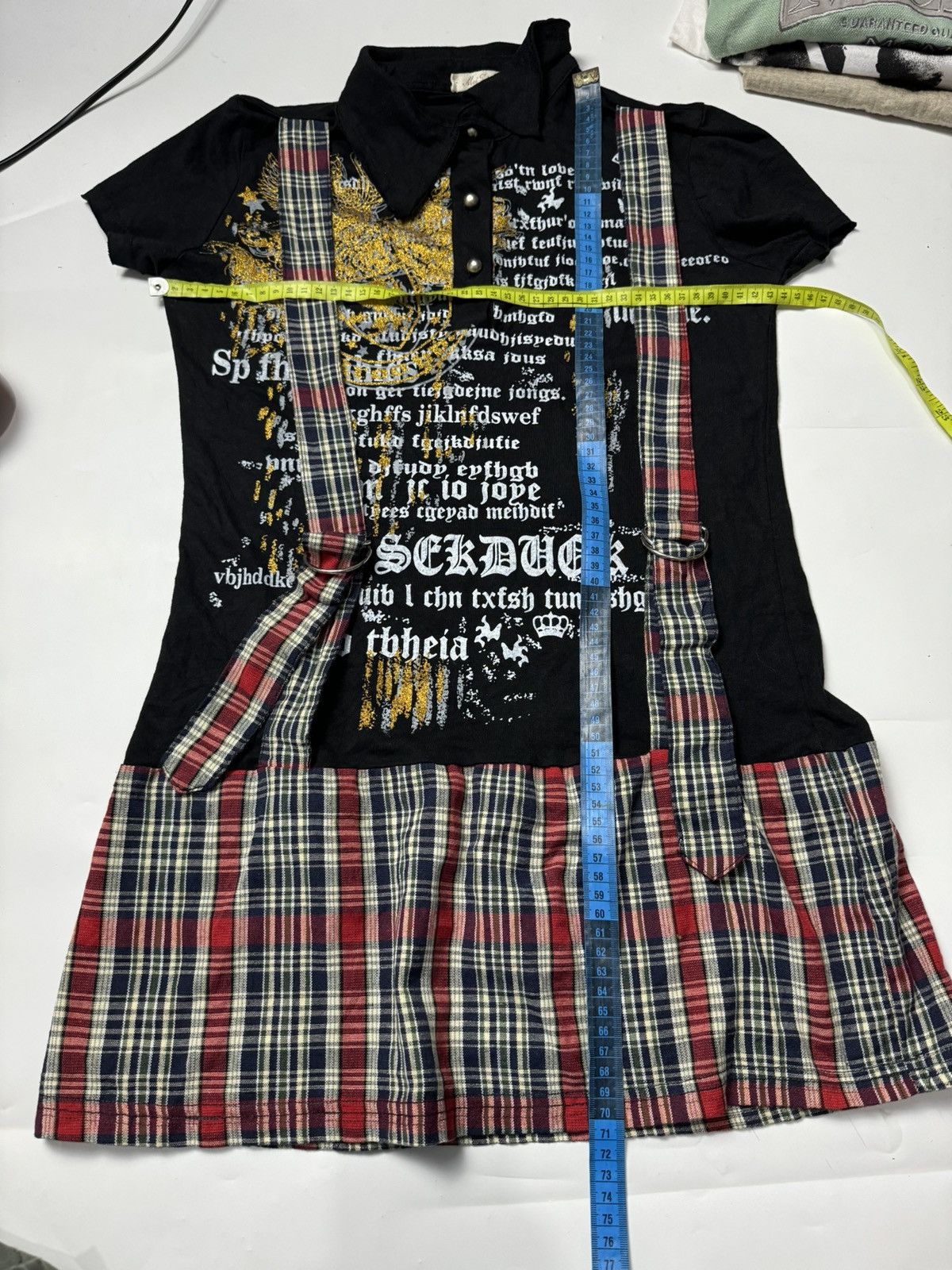 If Six Was Nine GOTHIC STYLE POEM SHORT BONDAGE Size M / US 6-8 / IT 42-44 - 7 Thumbnail