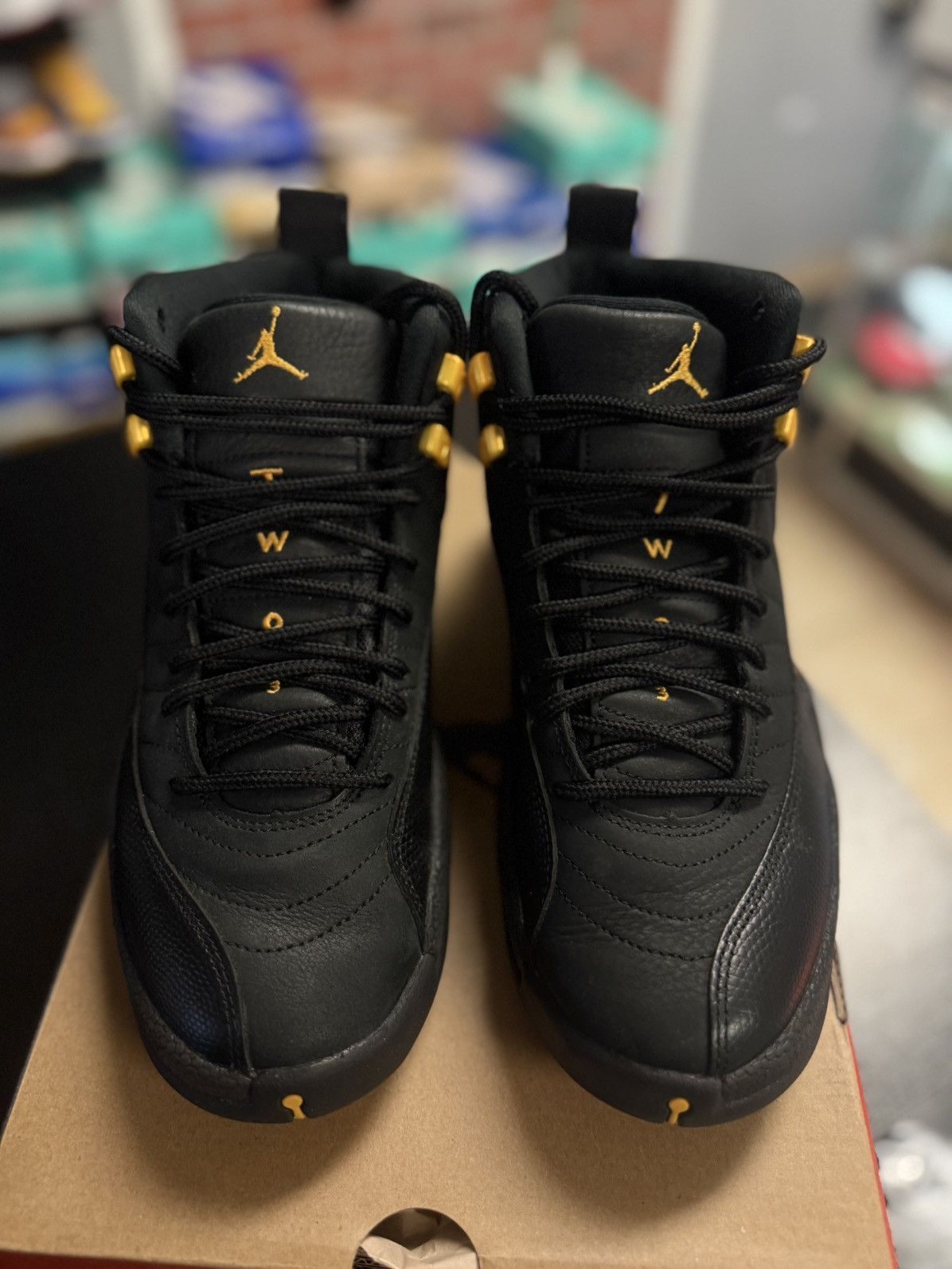 Jordan Brand × Nike Jordan 12 Black Taxi Size 8 🧼 W BOX (2022) Size US 8 / EU 41 - 5 Thumbnail
