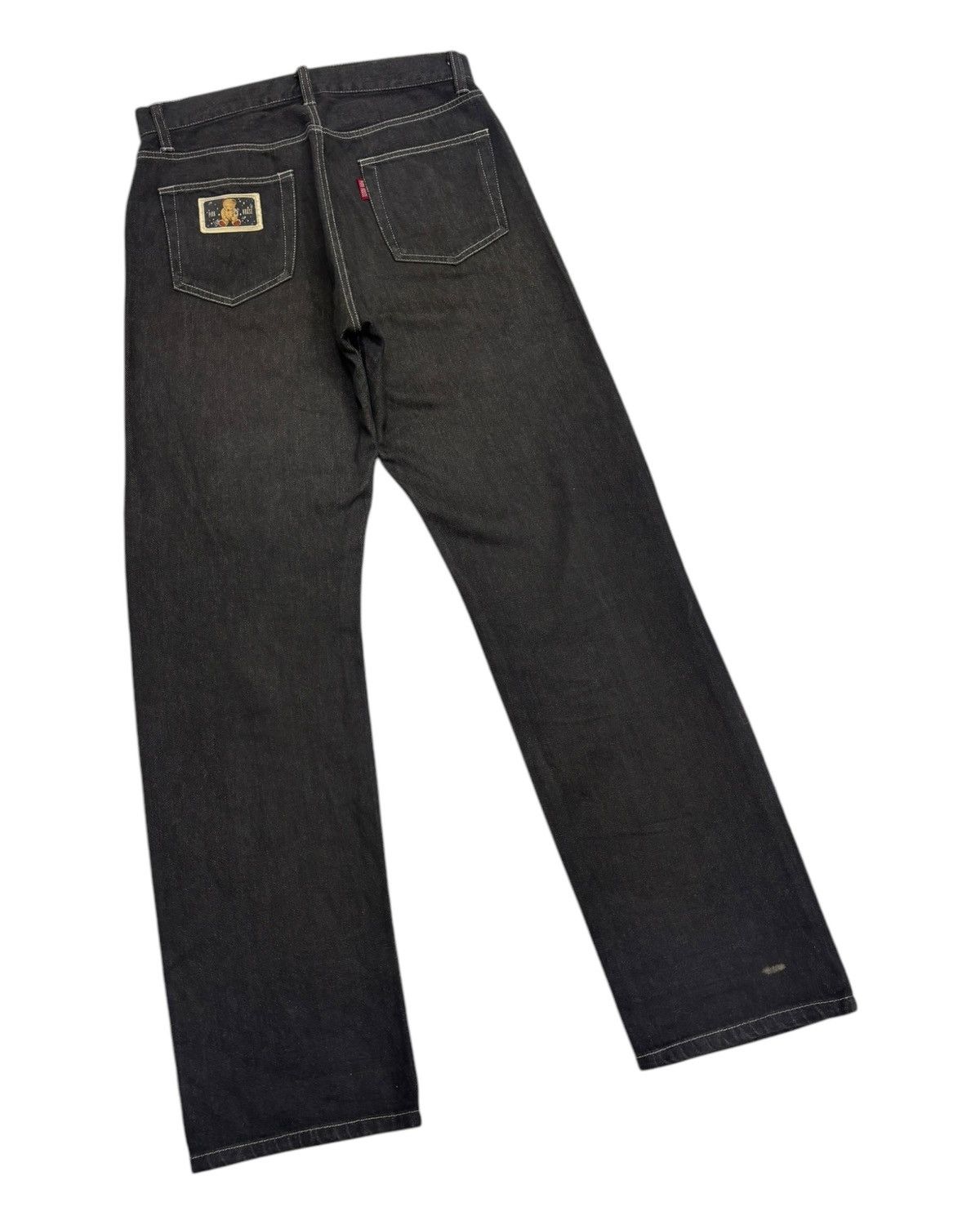 Helmut Lang 🔥PINK HOUSE BLACK JEANS DISTRESSED DENIM Size US 30 / EU 46 - 4 Thumbnail