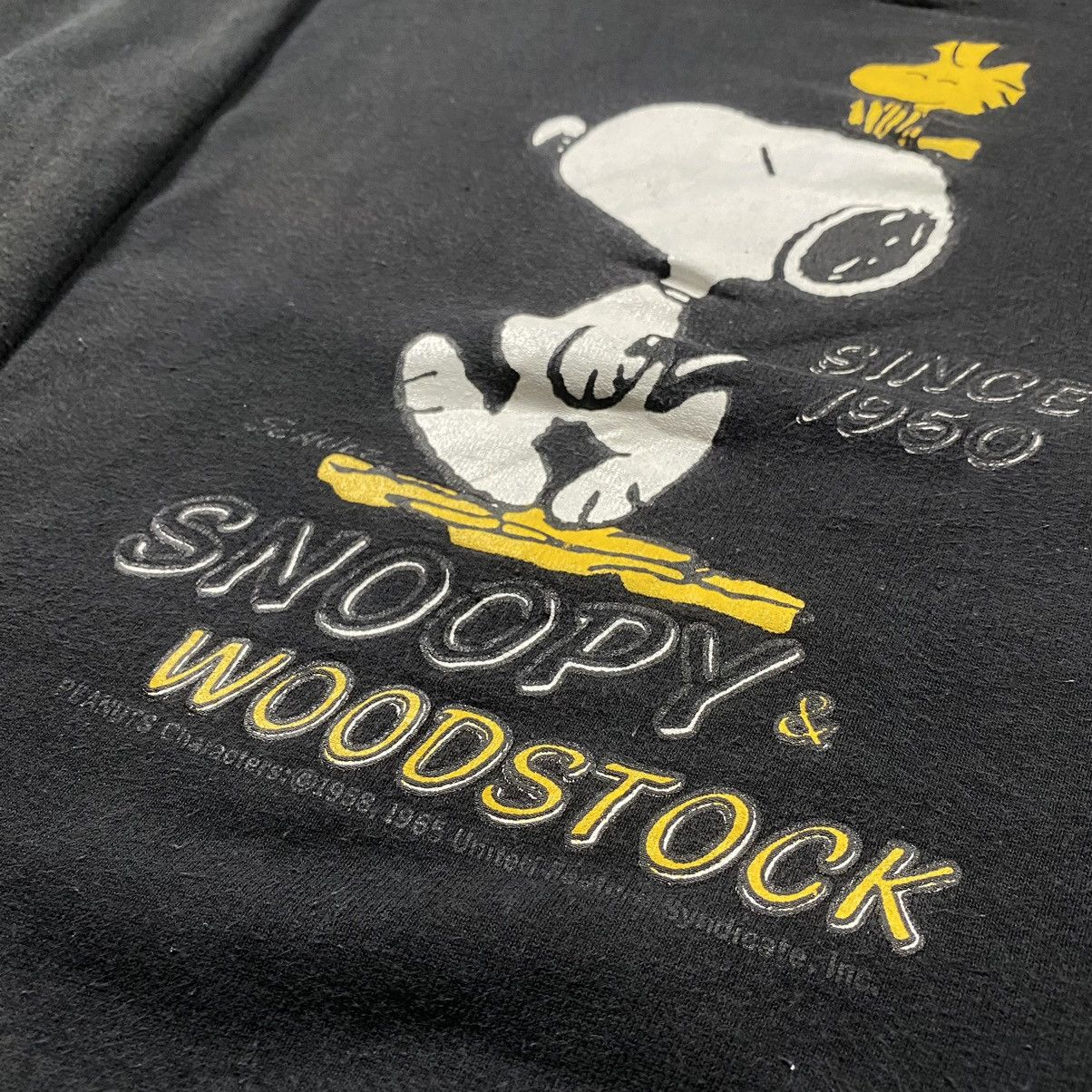 Peanuts × Vintage Rare 50s Retro Style Snoopy Double V Boxy Crewneck Size M / US 6-8 / IT 42-44 - 4 Thumbnail