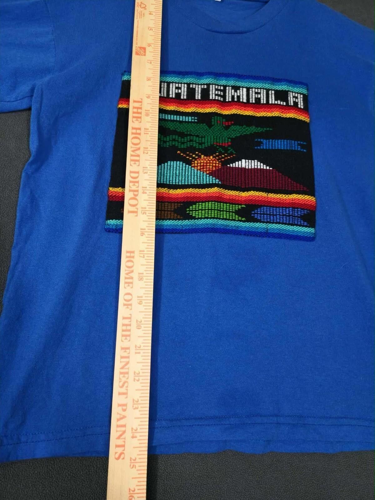 Tellason Vintage Guatemala Souvenir T-Shirt Blue Embroidered M #3 Size US M / EU 48-50 / 2 - 4 Thumbnail
