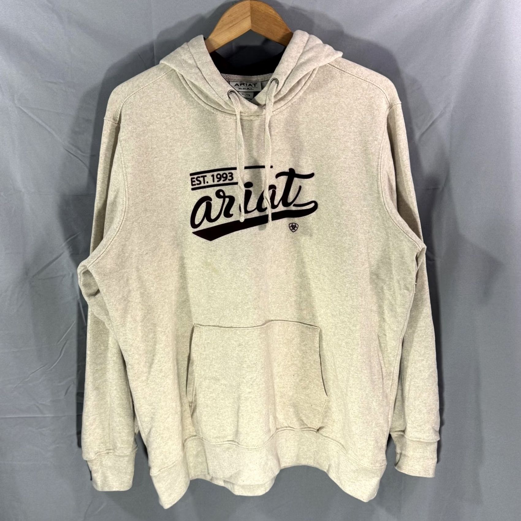 Ariat Ariat Hoodie Mens XL Gray Pullover Sweatshirt EST 1993 Logo Western Casual Size US XL / EU 56 / 4 - 2 Thumbnail