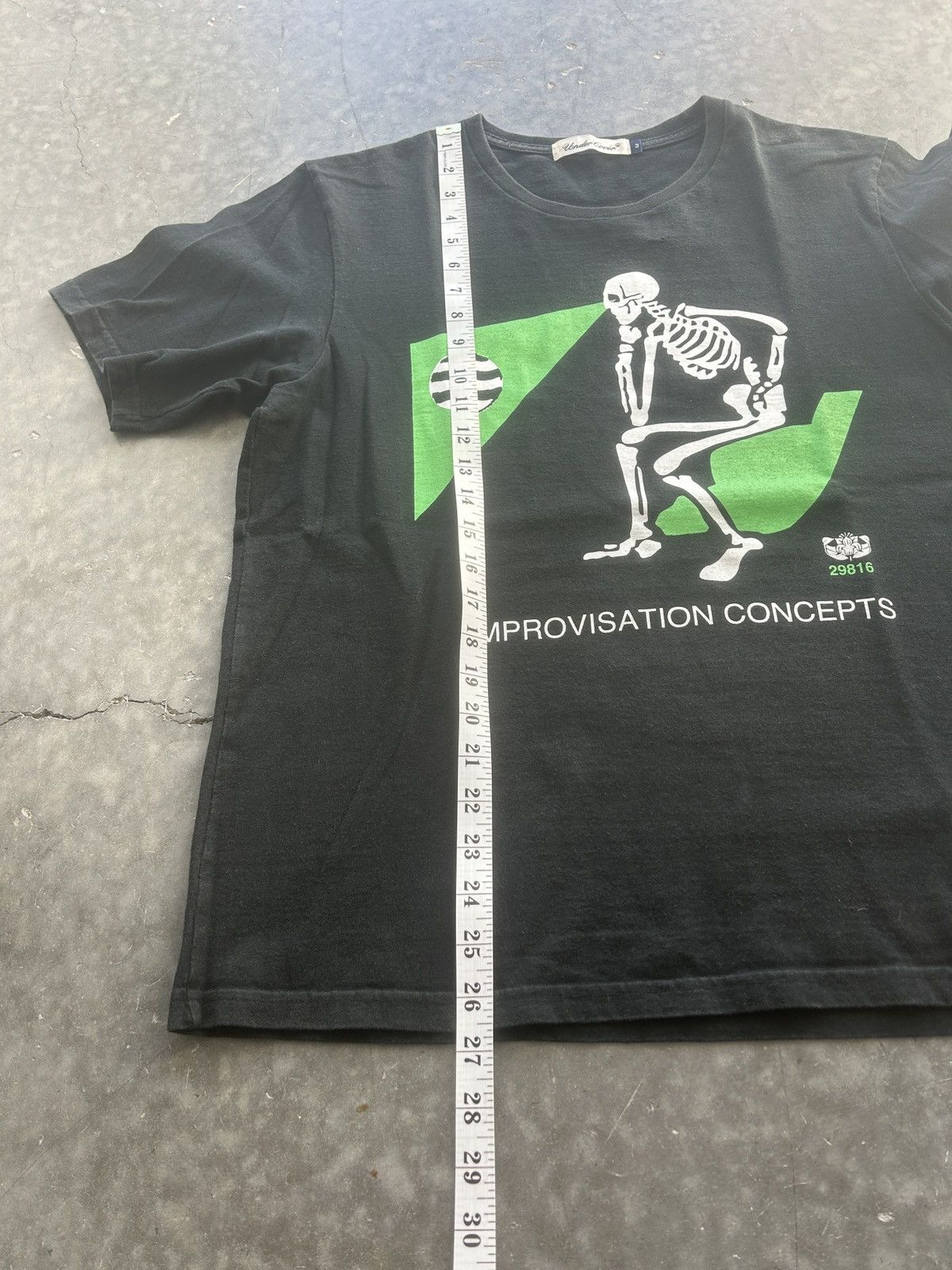 Japanese Brand × Undercover SS17 Undercover Improvisation Concepts Skeleton Tee Size US M / EU 48-50 / 2 - 9 Thumbnail