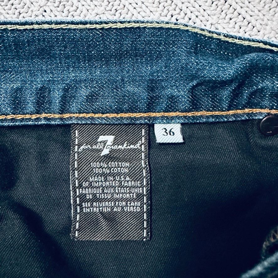 7 For All Mankind 7FAM Carsen straight leg jeans Size US 36 / EU 52 - 5 Thumbnail