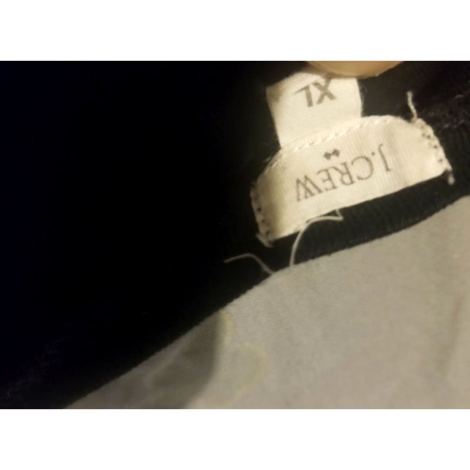 J.Crew J. Crew Shirt XL Black Cotton Tee Womens Size XL / US 12-14 / IT 48-50 - 2 Thumbnail