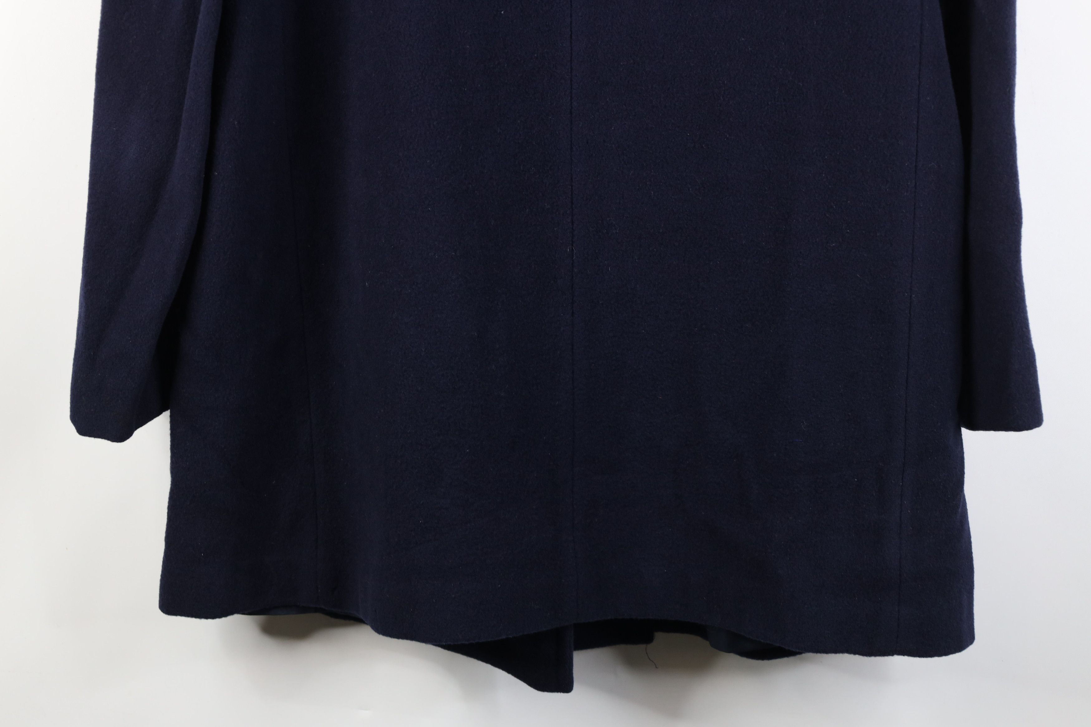 Vintage Vintage 90s Streetwear Wool Double Breasted Coat Jacket Blue Size XL / US 12-14 / IT 48-50 - 16 Thumbnail