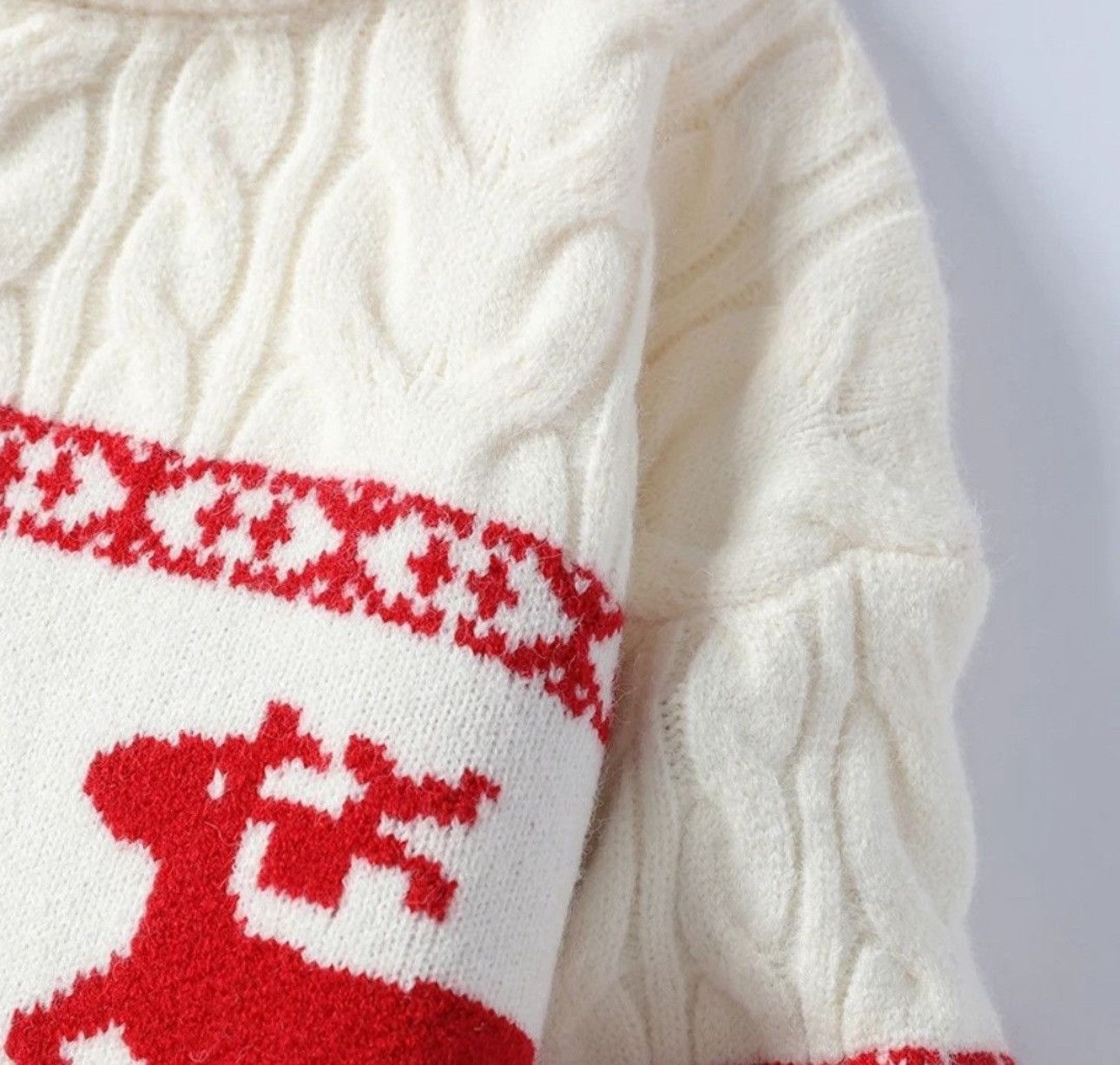 Japanese Brand × Vintage Cashmere Christmas Deer Warm Winter Sweater Size US M / EU 48-50 / 2 - 4 Thumbnail