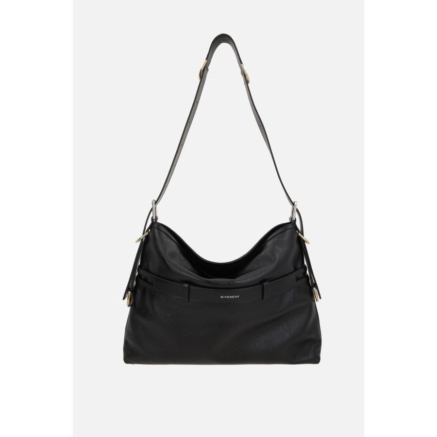Givenchy GIVENCHY VoYou Medium Black Shiny Leather Shoulder Bag New & Size ONE SIZE - 3 Thumbnail