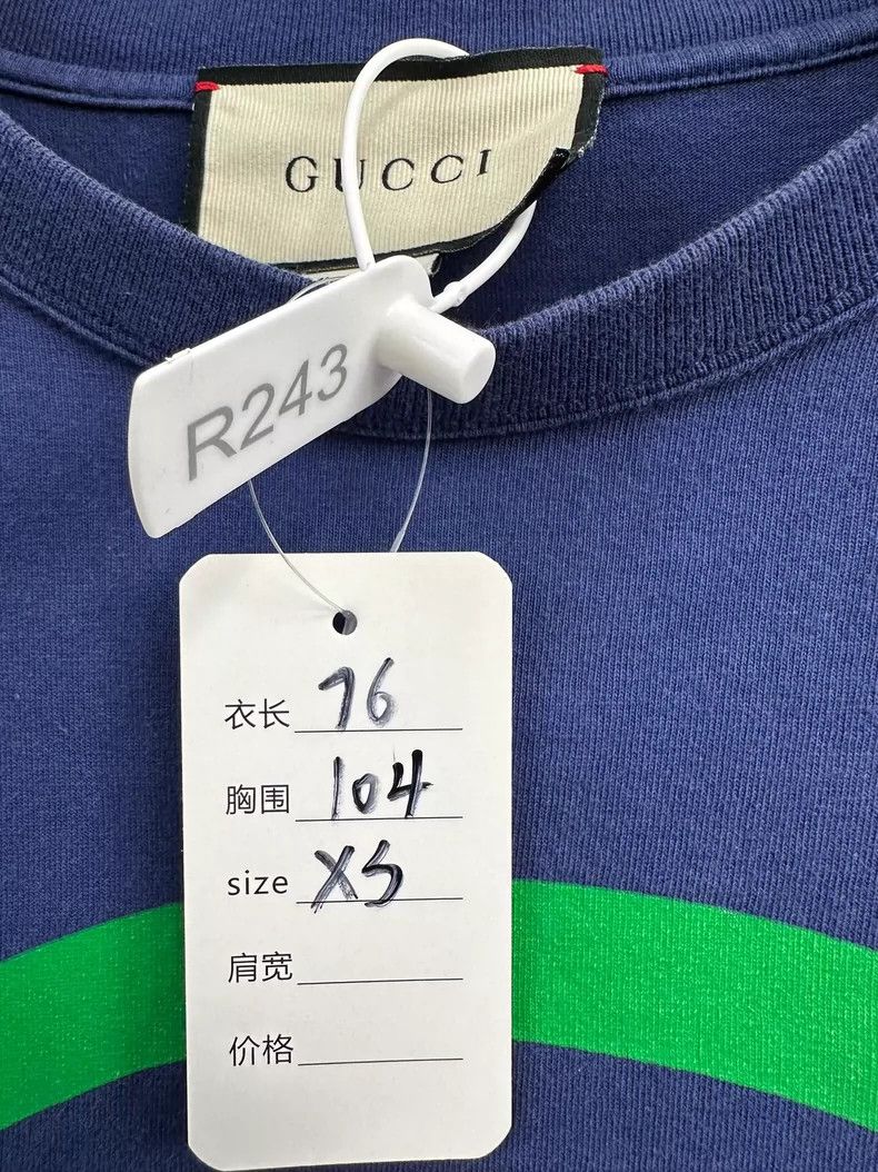 Gucci Gucci Interlocking blue short sleeves 2503-Nextarrow Size US XS / EU 42 / 0 - 5 Thumbnail