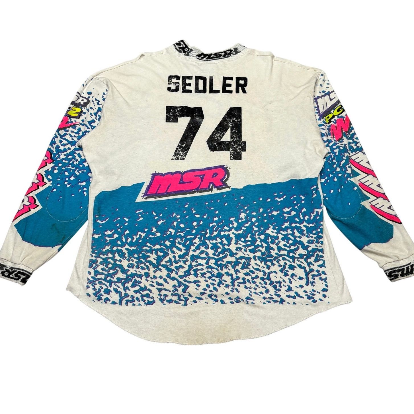 Vintage Vintage MSR Racing PC2 Motocross Jersey Shirt #74 USA XL Size US XL / EU 56 / 4 - 2 Thumbnail