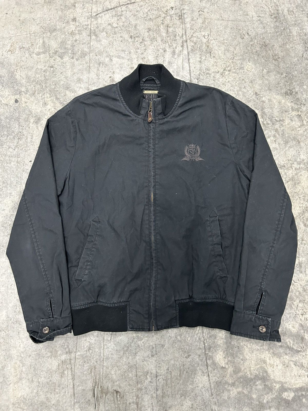 Vintage Vintage Pepe jeans bomber jacket black Size US L / EU 52-54 / 3 - 1 Thumbnail