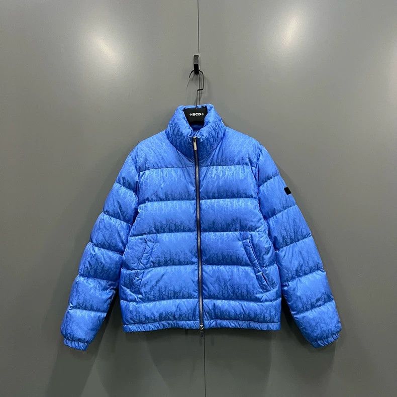 Dior Dior Blue full-print logo down jacket 2502-Nextarrow Size US M / EU 48-50 / 2 - 1 Thumbnail