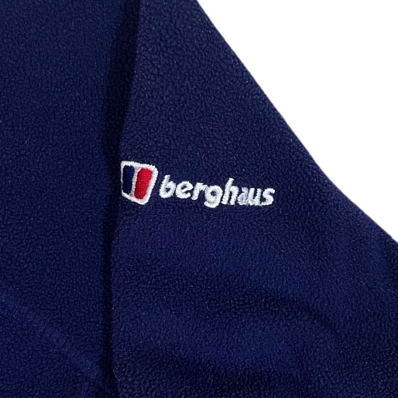 Berghaus Berghaus Sweatshirt 1/4 Zip Fleece Purple Blue Mini Sleeve Logo Women's UK 8 Pullover Size M / US 6-8 / IT 42-44 - 2 Thumbnail