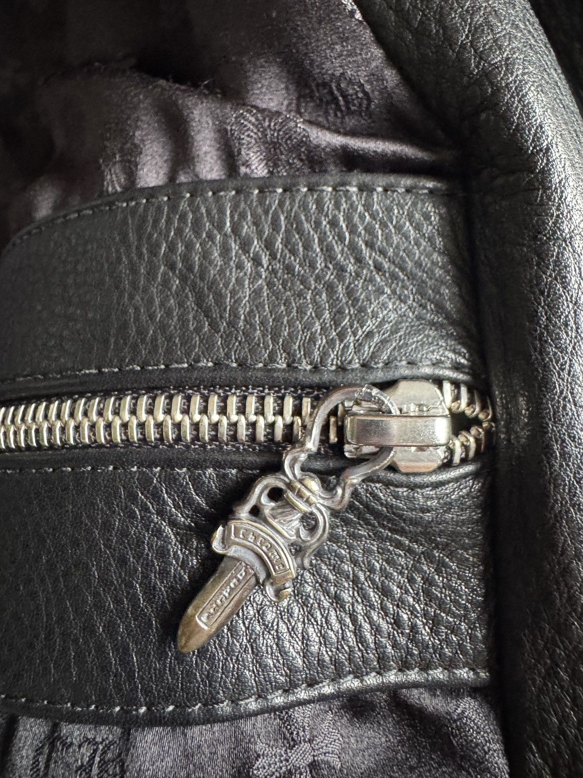 Chrome Hearts Chrome Hearts JJ Dean Full Cross Leather Jacket Size US XL / EU 56 / 4 - 10 Thumbnail