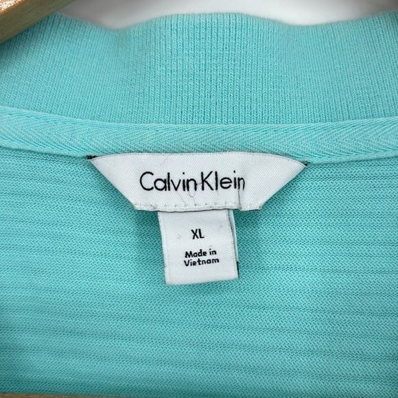 Calvin Klein Calvin Klein Short Sleeve Polo Shirt Men’s Size XL in Green Size US XL / EU 56 / 4 - 4 Thumbnail