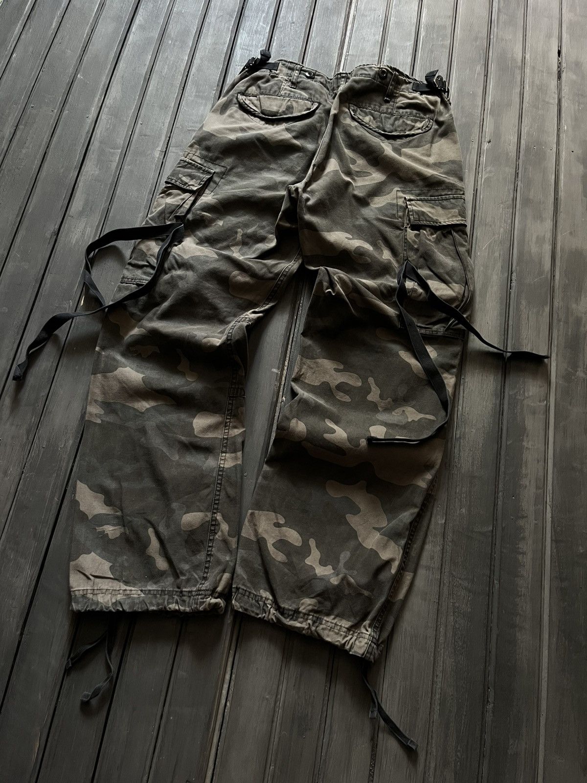 Tornado Mart VTG Tornado Mart Opium Style Cargo Baggy Camo Jeans 90s Size US 32 / EU 48 - 2 Thumbnail
