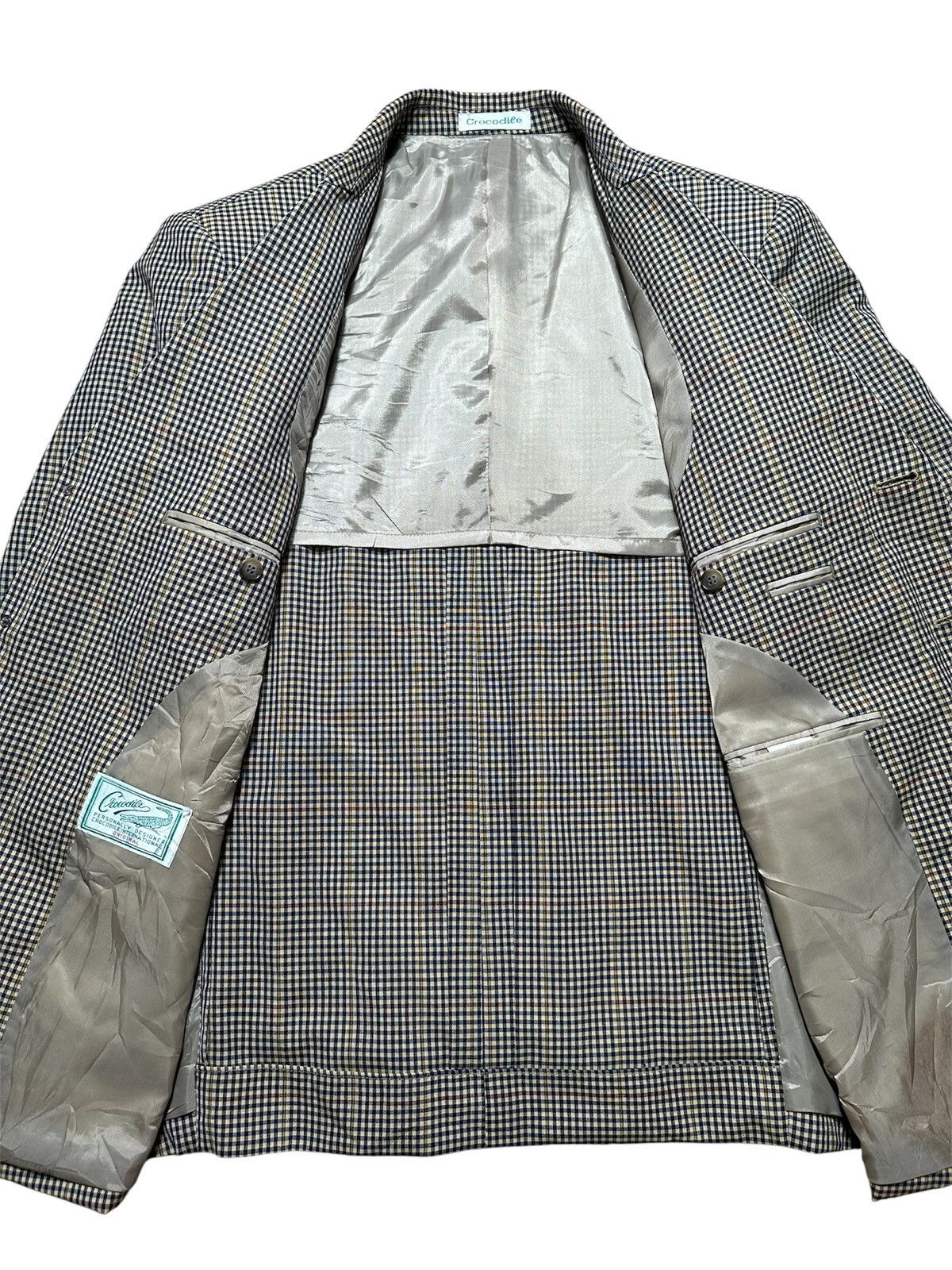 Japanese Brand Vintage Crocodile Blazer Size 40R - 8 Thumbnail