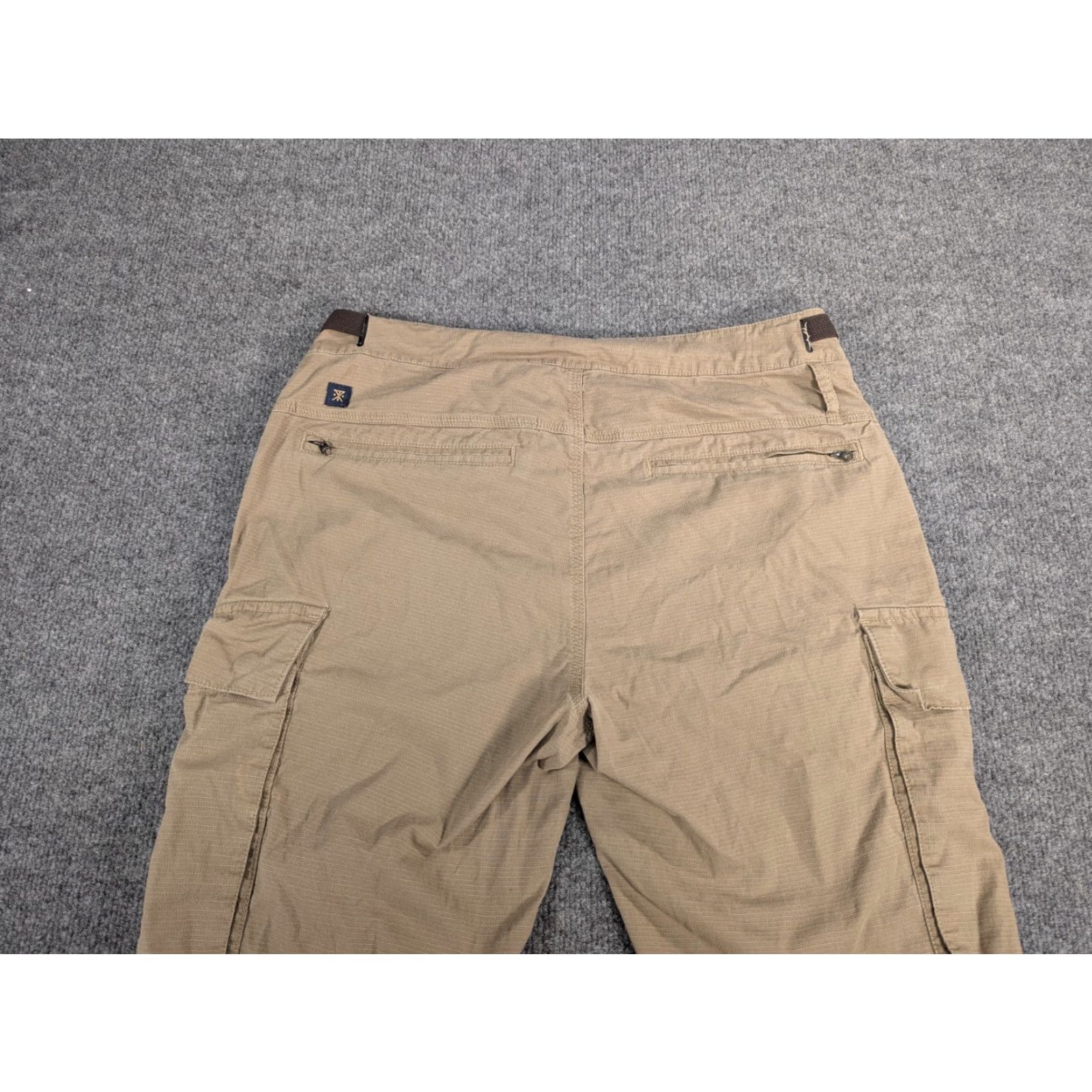 Roark Roark Pants Mens 32 Campover Ripstop Cargo Belted Outdoor Hiking Brown Slim Straight Size US 32 / EU 48 - 6 Thumbnail