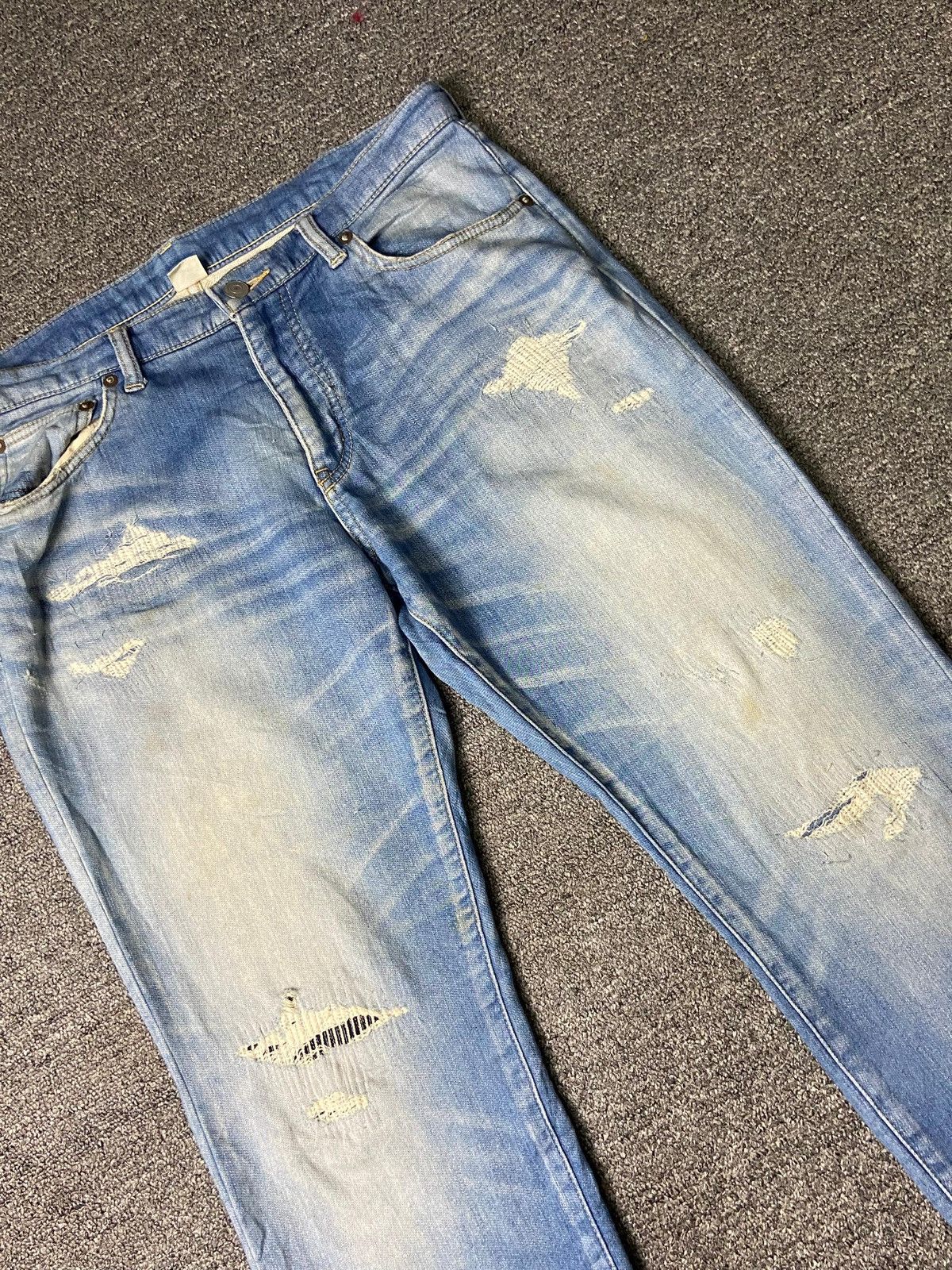 Japanese Brand × Ron Herman × Vintage Ron Herman California 1975 Distressed Denim Jeans (131) Size US 33 - 7 Thumbnail