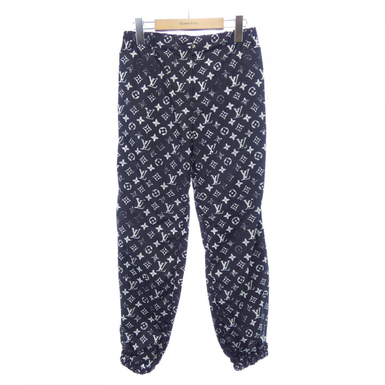 Louis Vuitton Louis Vuitton Louis Vuitton Stencil Effect Monogram Jogging Pants Textile Pants FIPA11DFU DUTY FREE for USA Size ONE SIZE - 1 Thumbnail