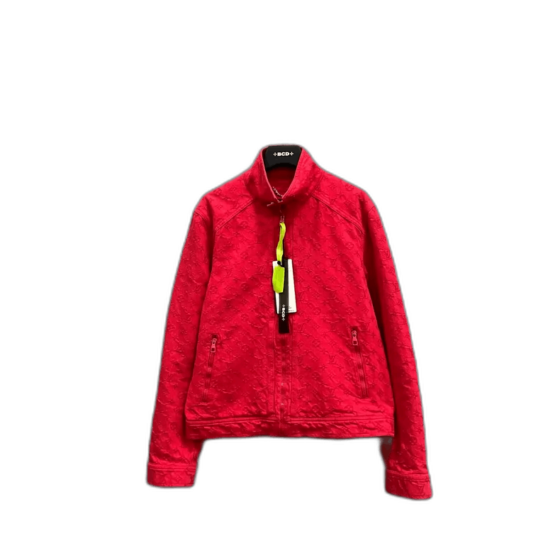 Louis Vuitton Louis Vuitton Red Denim Jacket with Old Flower -2505 Size US L / EU 52-54 / 3 - 1 Thumbnail