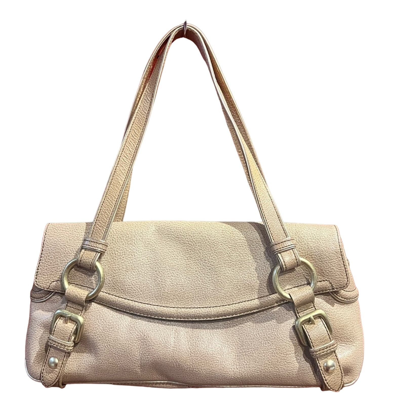 Kenneth Cole Kenneth Cole Pebbled Leather Satchel Purse Double Handle Size ONE SIZE - 2 Thumbnail