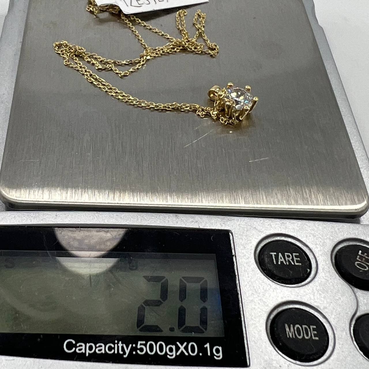 Other New Elegant 14K Solid Gold Necklace Pendant 2.0g, 21cm Size ONE SIZE - 5 Thumbnail