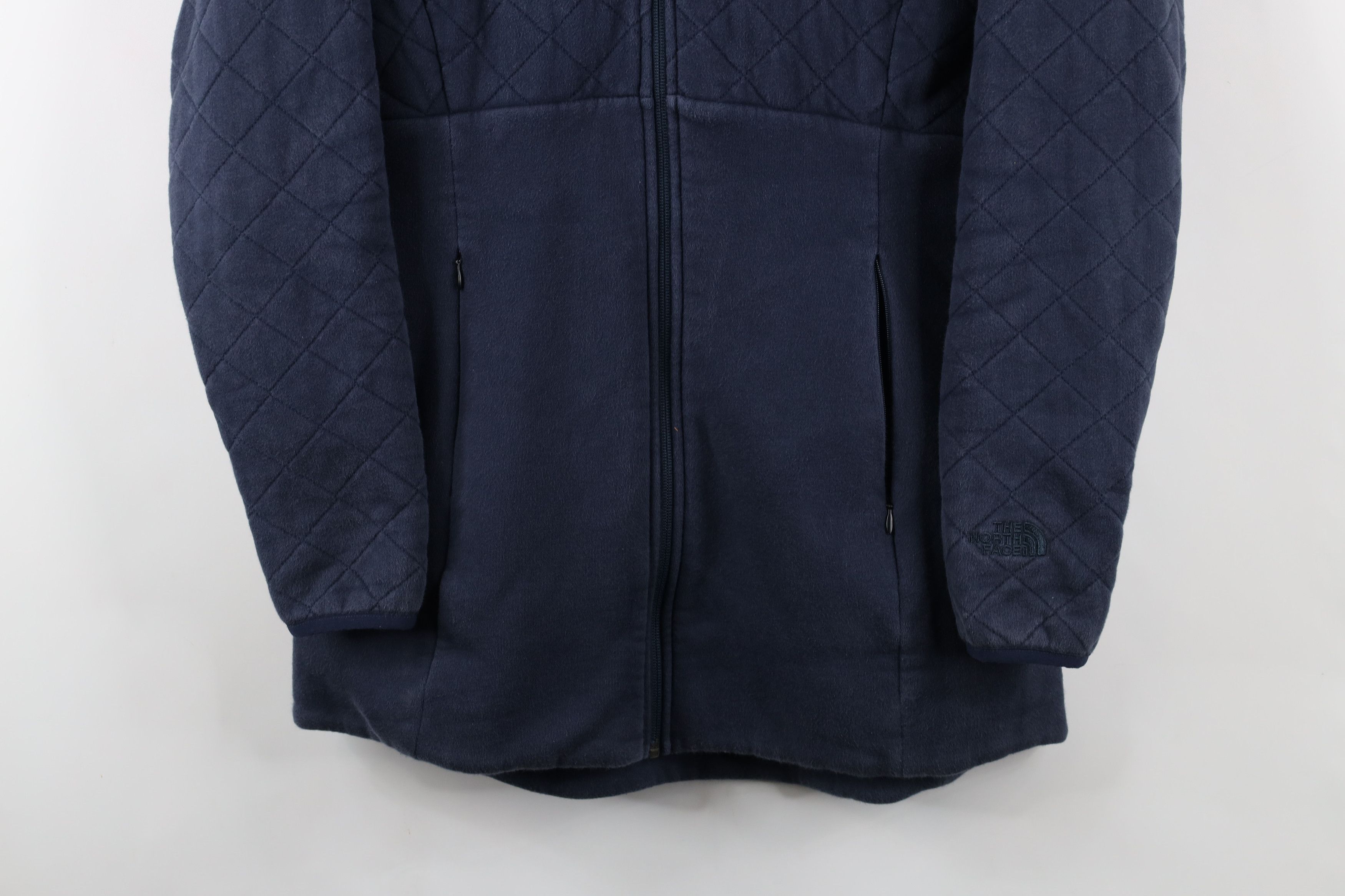 The North Face × Vintage The North Face Spell Fleece Lined Quilted Sweatshirt Jacket Size M / US 6-8 / IT 42-44 - 3 Thumbnail