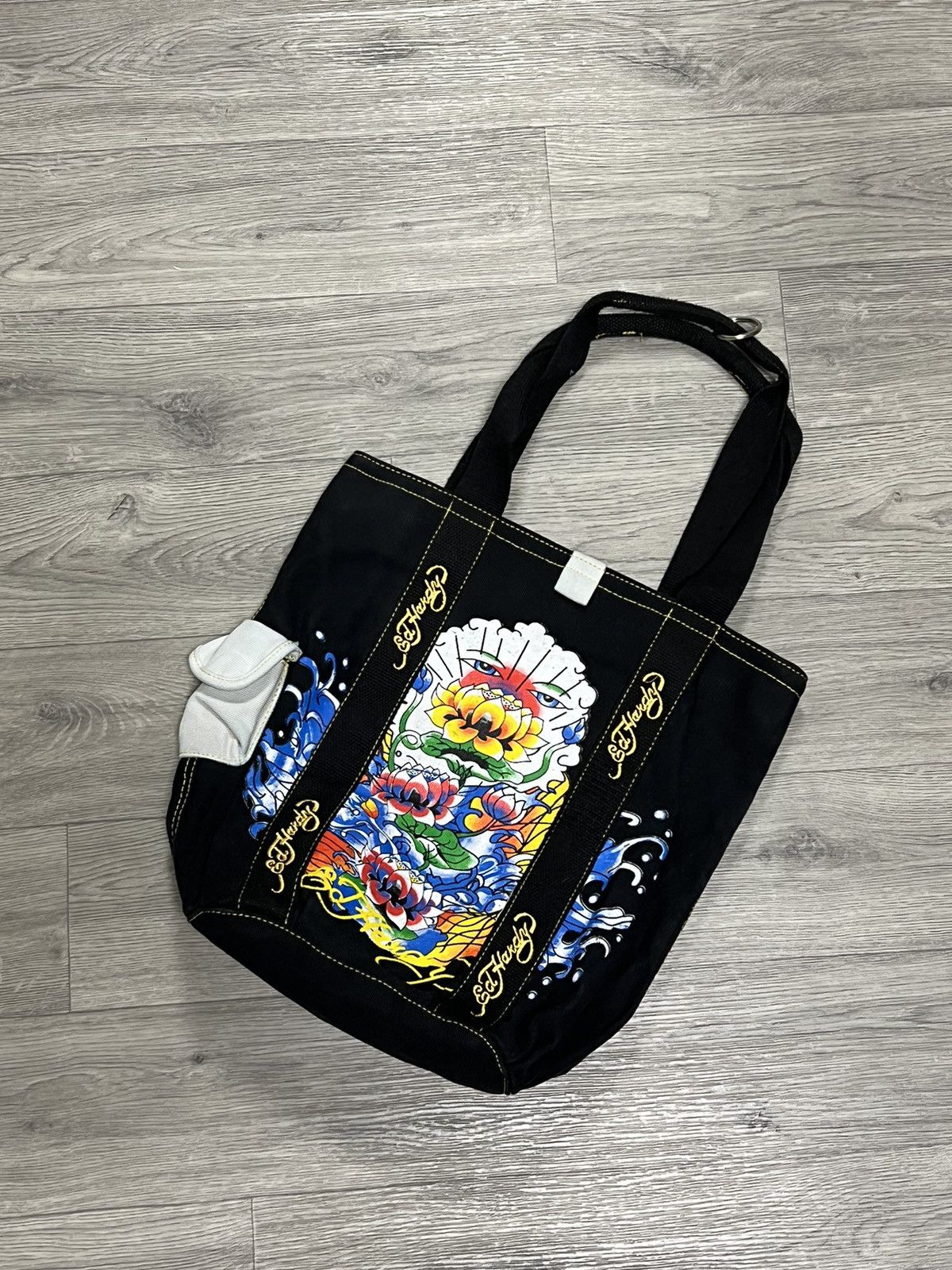 Ed Hardy Ed hardy tote black bag & handbag Size ONE SIZE - 4 Thumbnail