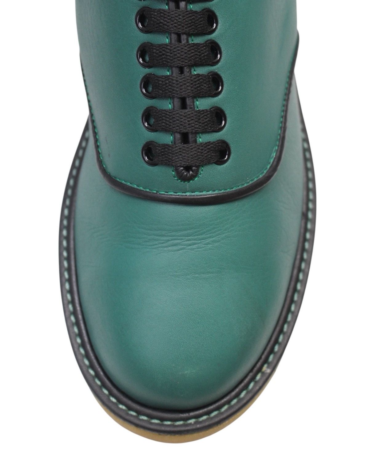 Vintage 2000S PASHU CLIP JAPAN GREEN DERBY SHOES WITH GUM SOLE Size US 7 / EU 40 - 8 Thumbnail