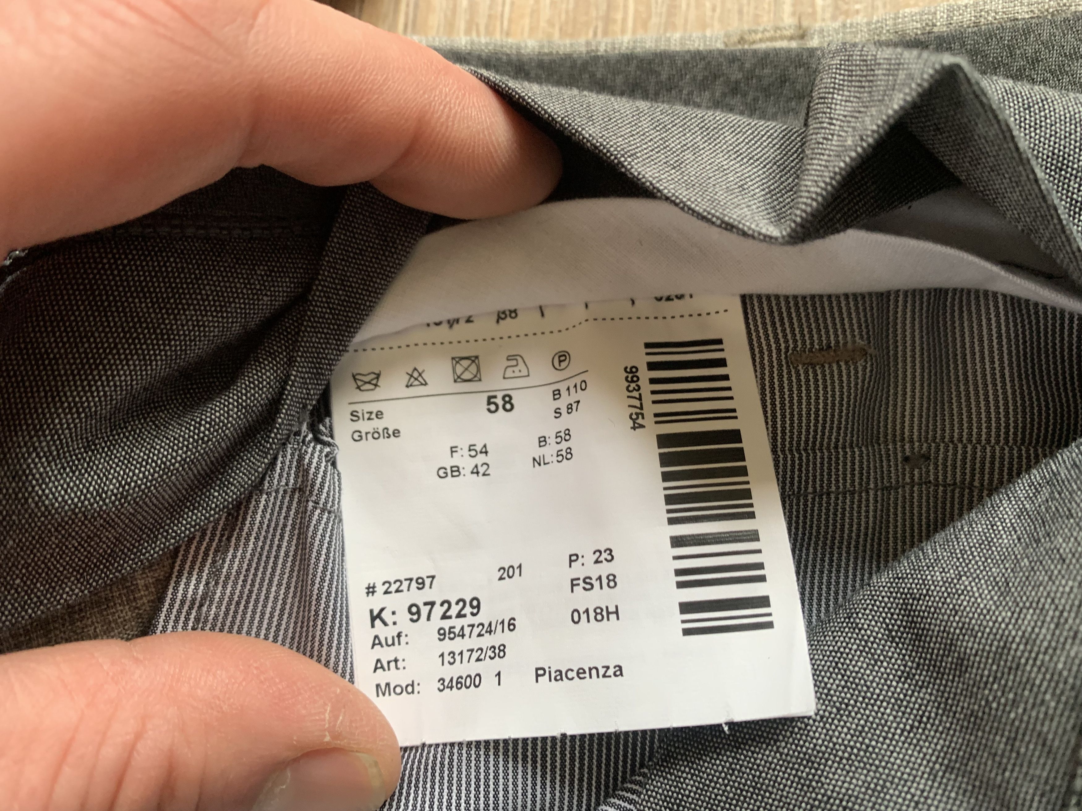 Other Hiltl Piacenza Grey Tailored Trousers Size US 36 / EU 52 - 8 Thumbnail