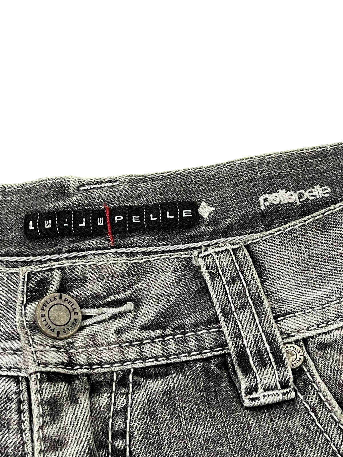 Pelle Pelle Wide Baggy Jeans Pelle Pelle Marc Buchanan Distress 7🟦6 Size US 34 / EU 50 - 11 Thumbnail