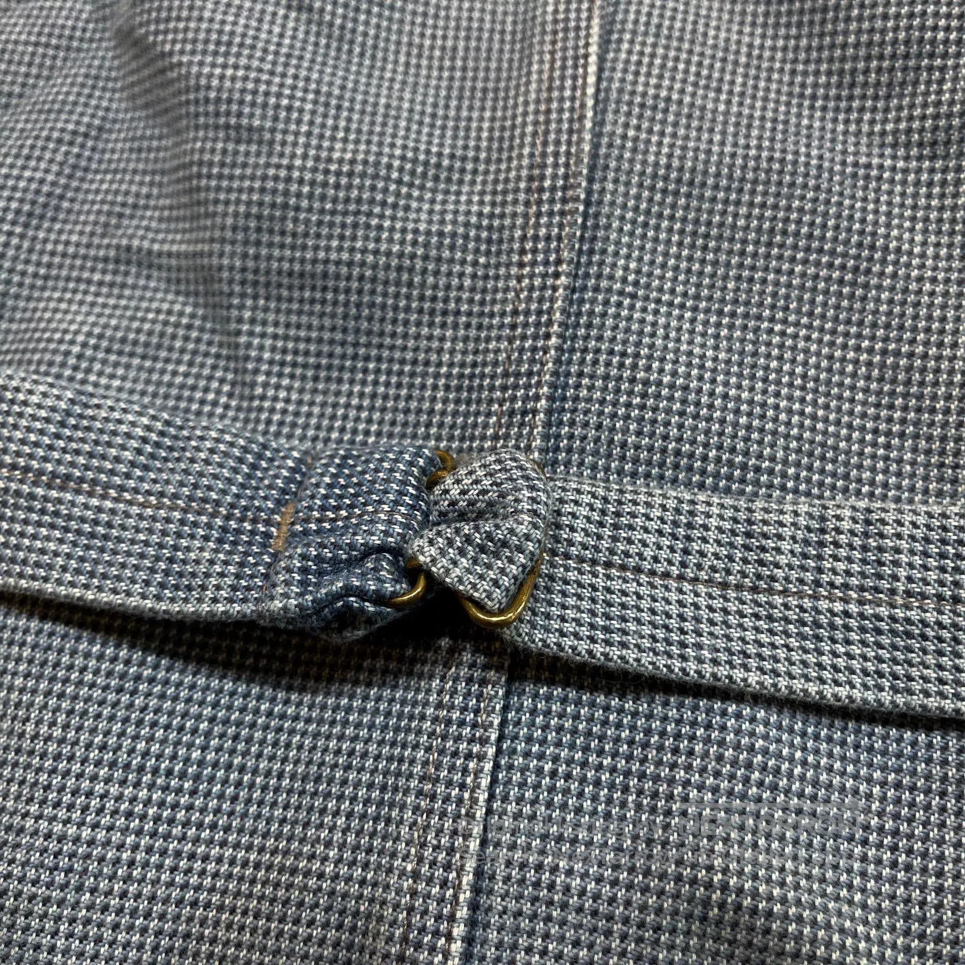 RRL Ralph Lauren RRL Blue Houndstooth Vest. Size US M / EU 48-50 / 2 - 5 Thumbnail